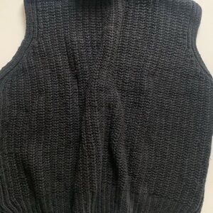 H&M Charcoal Knit Turtleneck Sweater